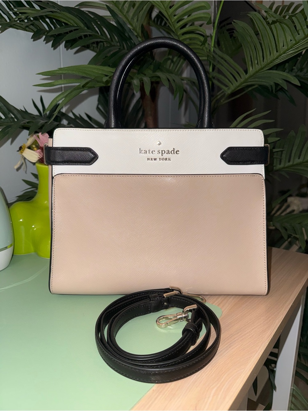 Kate Spade Staci Colorblock Medium Satchel Bag